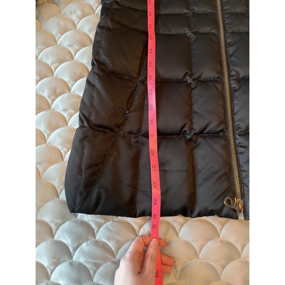 Searle Goose Down Long Puffer Jacket Coat Womens Size 4 Black Insulated Winter - Picture 7 of 7